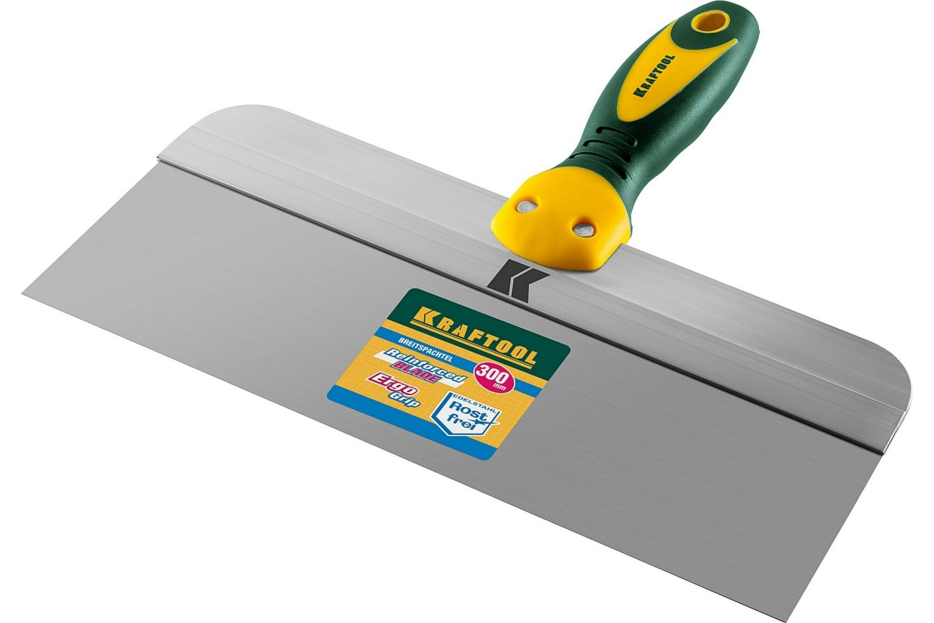 Шпатель фасадный с двухкомпонентной ручкой, нержавеющее полотно, 300мм KRAFTOOL