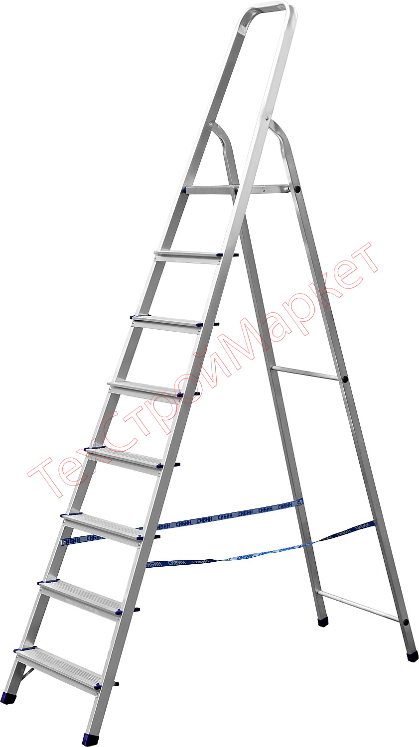 Лестница-стремянка СИБИН алюминиевая, 8 ступеней, 166 см
