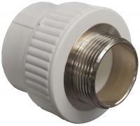 Муфта переходная с наружной резьбой 32 x 1/2" (80/20) (Valfex) СЕРАЯ