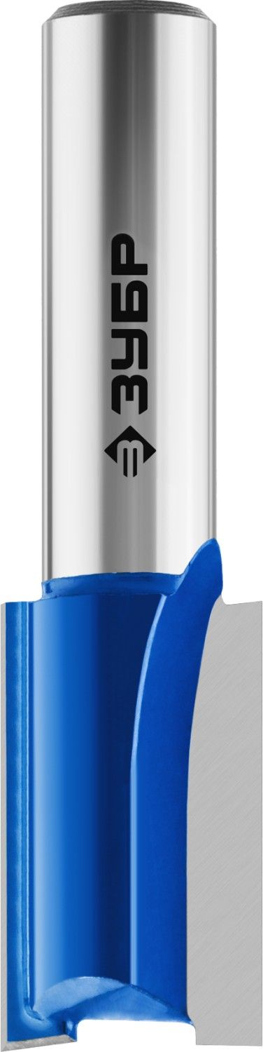 Фреза пазовая прямая, D= 12мм, рабочая длина-19мм, хв.-8 мм, ЗУБР Профессионал