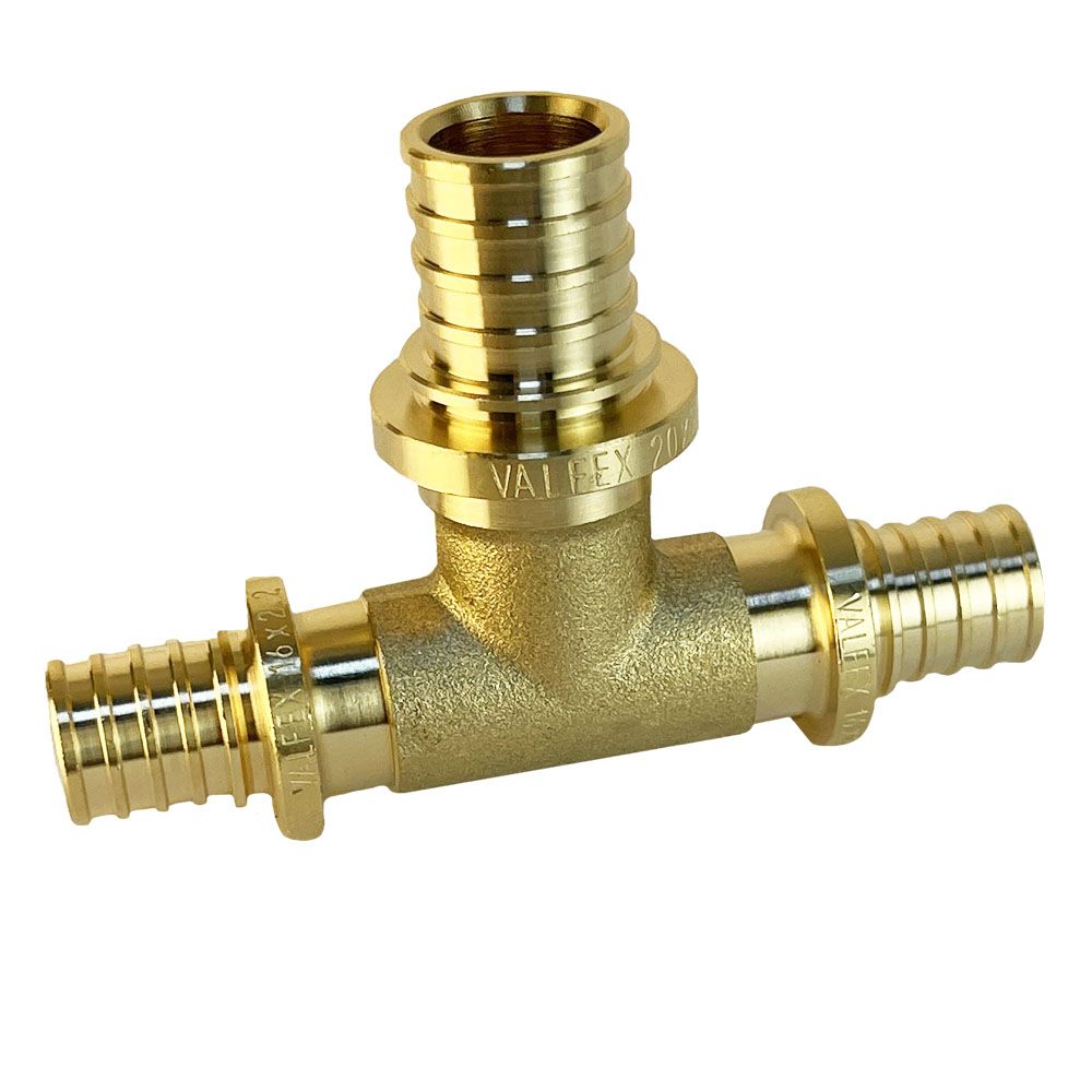 Тройник надвижной переходной 20(2,8) х 16(2,2) х 16(2,2) (VALFEX) (120/5) К