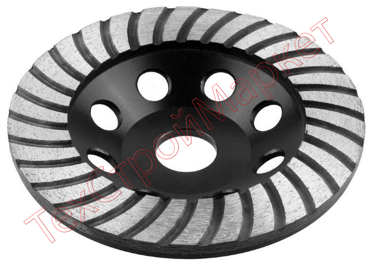 Чашка STAYER "PROFESSIONAL" алмазная сегментированная двухрядная, высота 22,2мм, 125мм