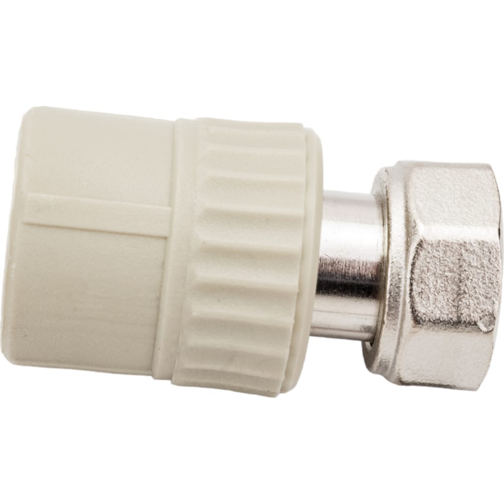 Муфта с накидной гайкой 20х1/2" (150/30) (Valfex) СЕРАЯ