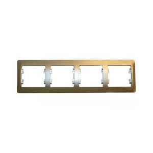 Рамка 4-местная Schneider Electric GLOSSA GSL000404 горизонтальная титан
