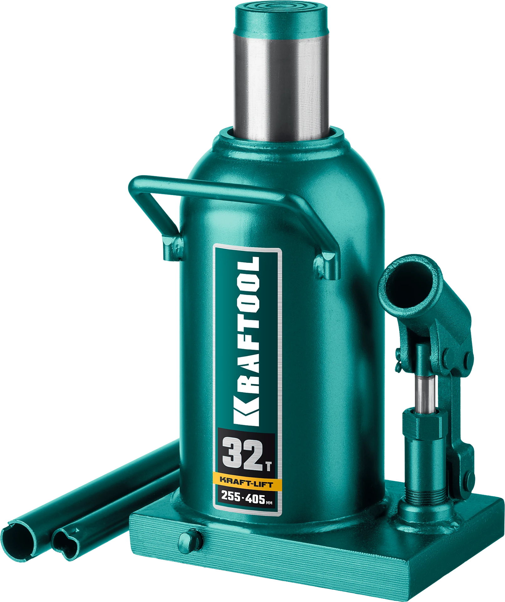 Домкрат бутылочный гидравлический, KRAFT BODY KRAFT-LIFT 32т, 255-405мм KRAFTOOL