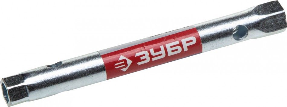 Ключ торцовый ЗУБР "МАСТЕР" трубчатый двусторонний, прямой, 8х10мм