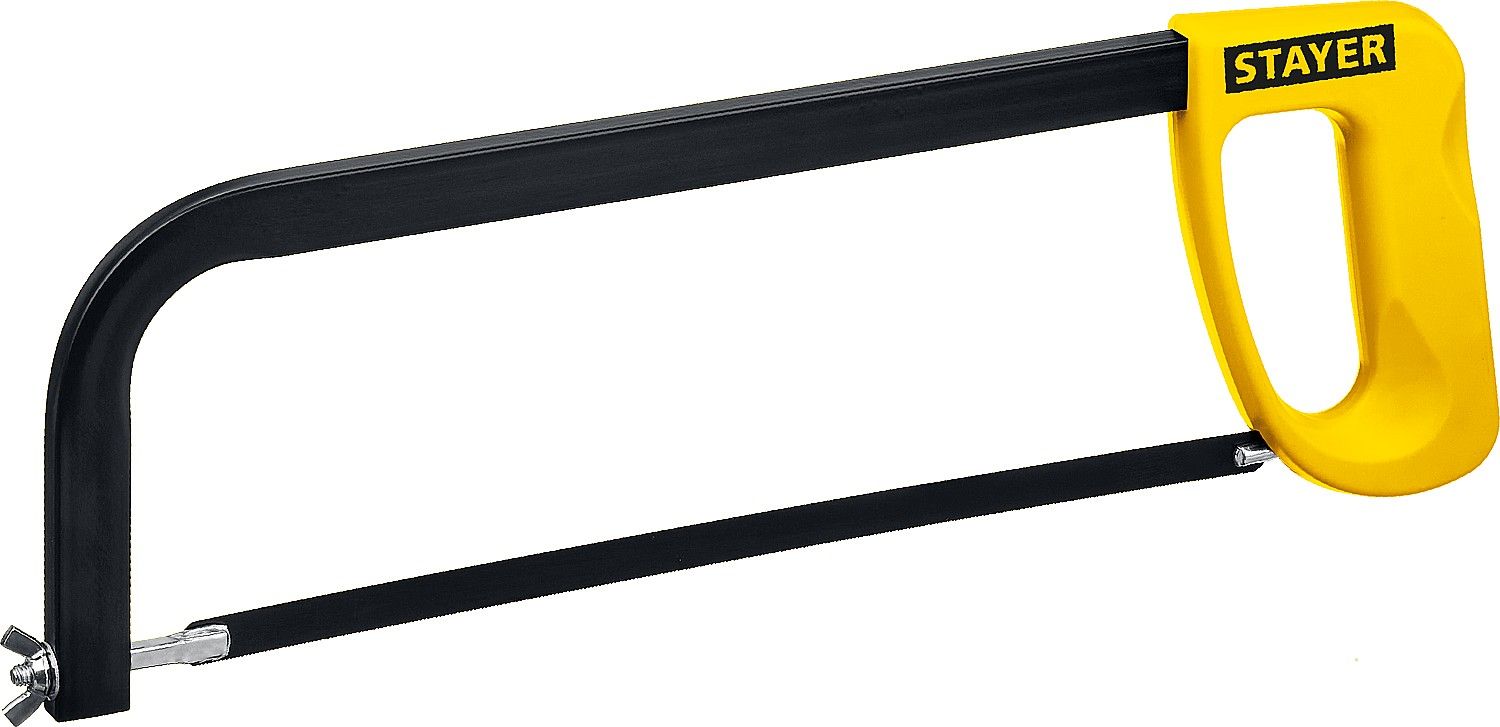 Ножовка по металлу пластмассовая ручка натяжение 60 кгс 300 мм, MS-100 STAYER