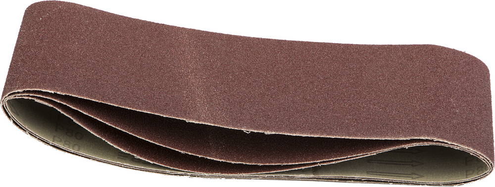 Лента шлифовальная универсальная бесконечная на тканевой основе, для ЛШМ, P80, 100х610мм, 3шт STAYER "MASTER" 