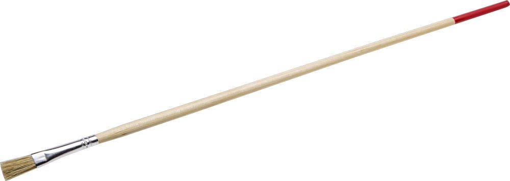 Кисть круглая тонкая STAYER "UNIVERSAL-STANDARD", светлая натуральная щетина, деревянная ручка, №2 x 5мм