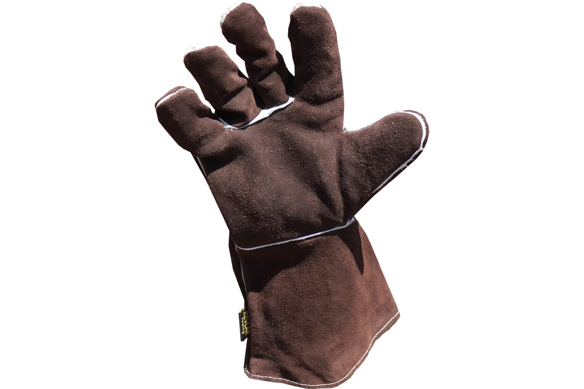Краги спилковые Kevlar (коричневые) Norma STG1200 (ПАКИСТАН)