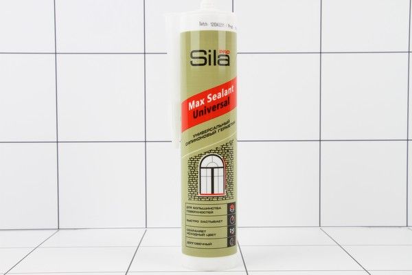 Герметик силиконовый, универсальный, белый, Sila PRO Max Sealant Silicone, 290 мл