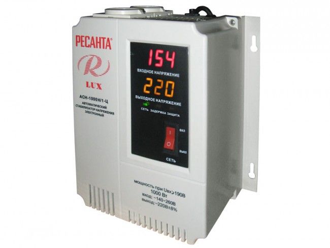 Стабилизатор АСН- 1 000 Н/1-Ц Ресанта Lux