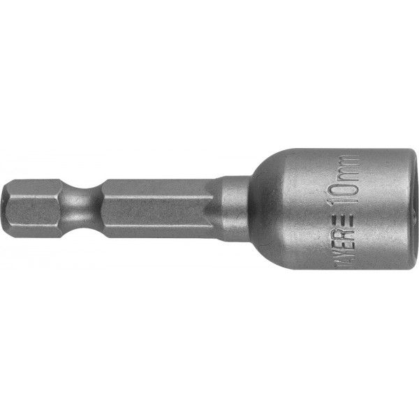 Бита с торцовой головкой Нат-драйвер магнитная (10 мм; 48 мм; 1/4") Stayer