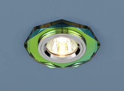 Точечный светильник Elektrostandard 8020/2   G5.3 MR16  зеркальный/мультиколор   (5-multi/SL) SC a03