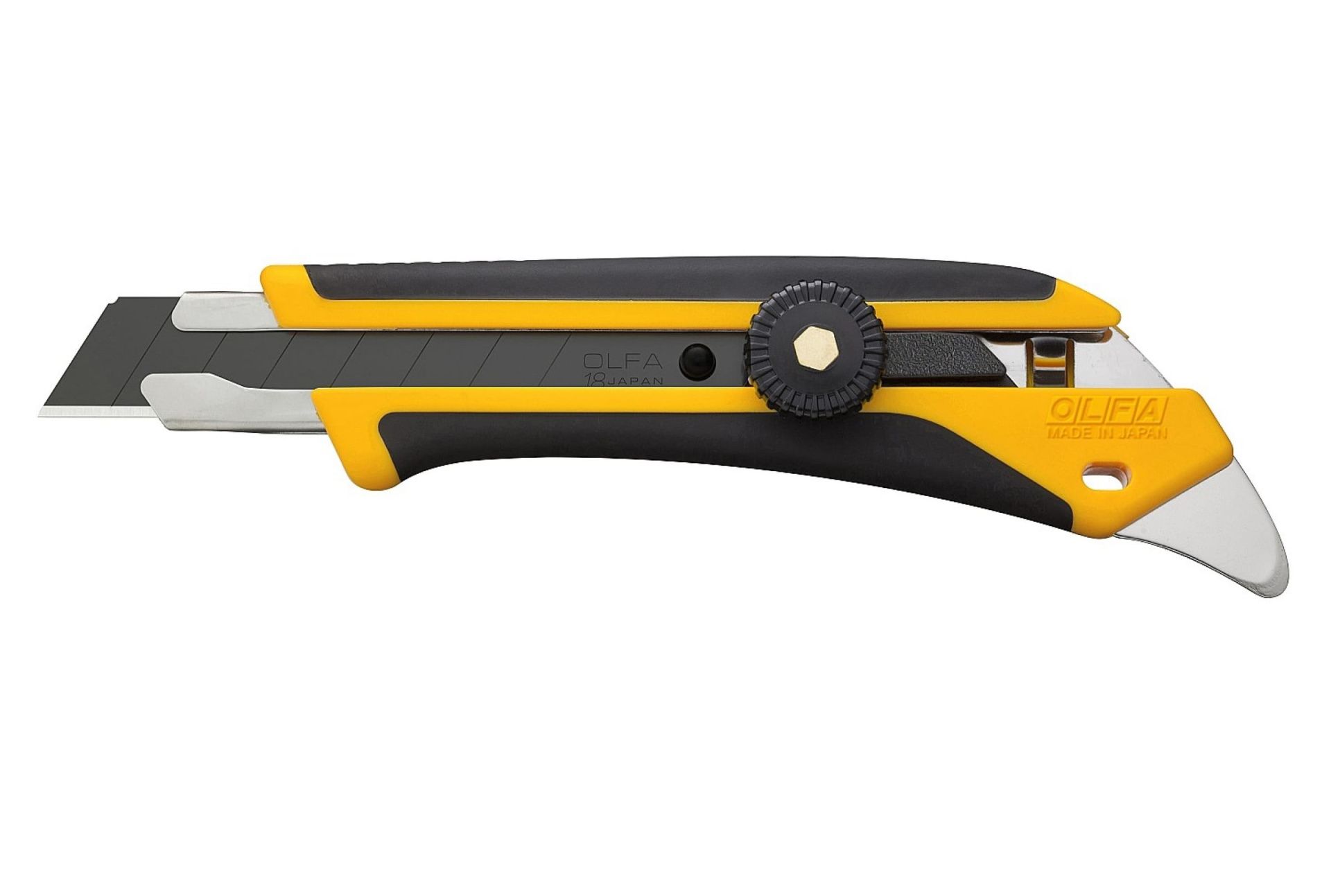 Нож , двухкомпонентный корпус, трещоточный фиксатор, 18мм OLFA