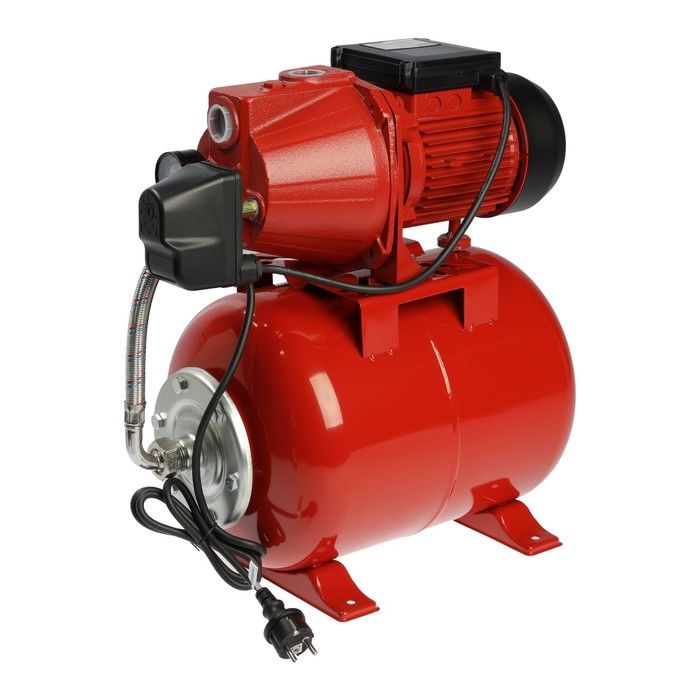 Станция насосная, автоматическая, мощность 750 Вт, максимальный напор 45 м, произв. 55 л/мин., макс. глуб. всасывания 8 м, крыльчатка из PP JEMIX