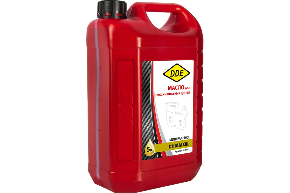 Масло для смазки цепей минеральное, 5 л DDE