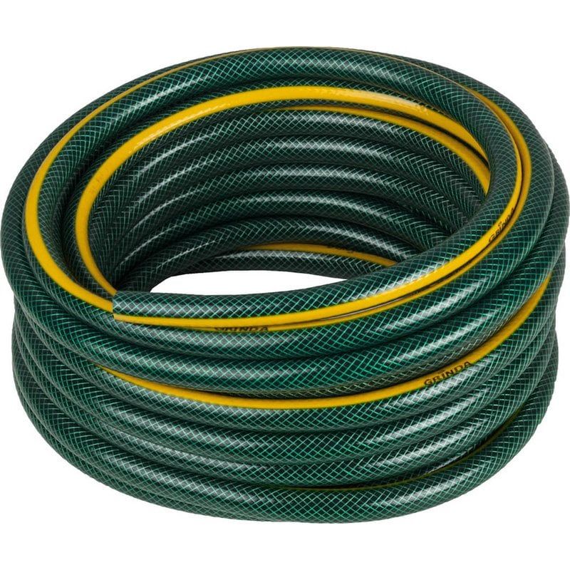 Шланг поливочный, армированный, 3-х слойный, 15 атм, 1/2"х25м, GRINDA Standard