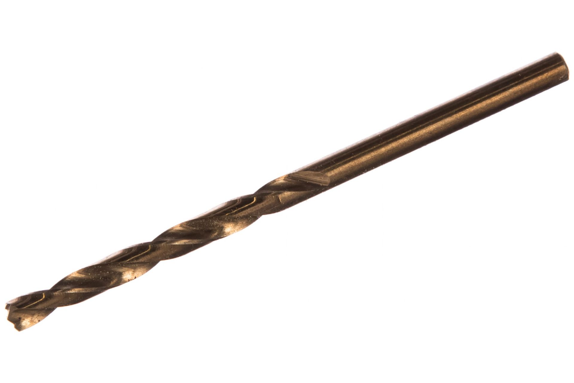 Сверло по металлу кобальтовое 4,0 х 75 мм Р6М5К5, (1шт.) блистер ПРАКТИКА