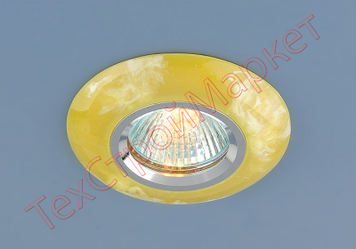 Точечный светильник Elektrostandard 6061  MR16 G5.3  желтый (Yellow/Ripple) a025281    