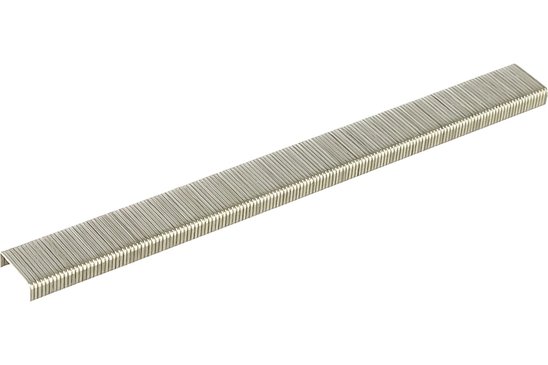 Скобы для степлера 12 мм, Тип 140 толщина, 1,2 мм, ширина 10,6 мм КОБАЛЬТ