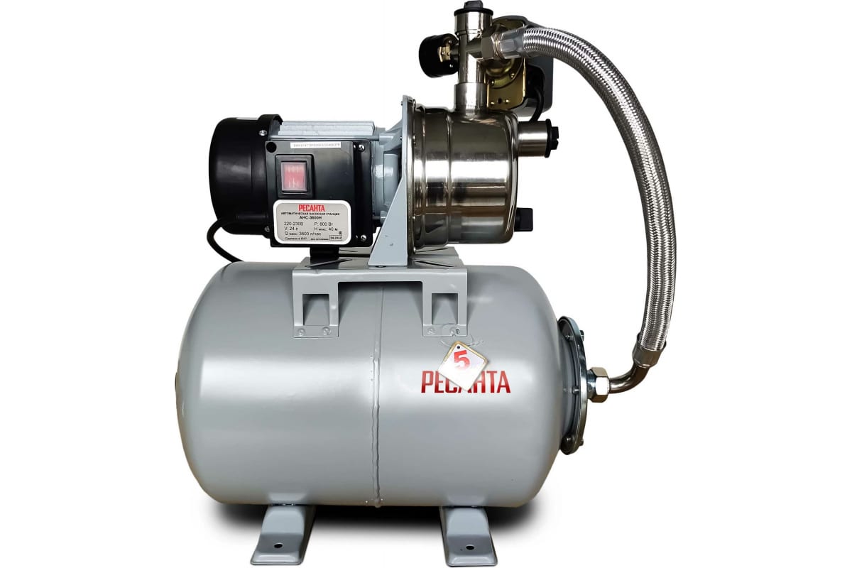 Насосная станция автономная Ресанта АНС-3600Н 77/1/2