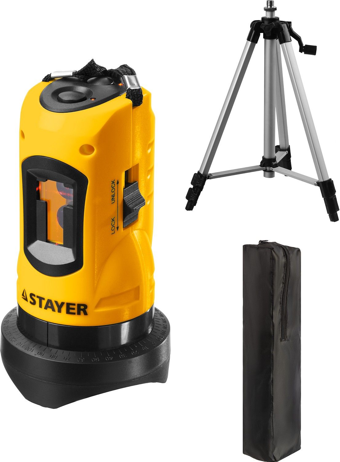 Нивелир лазерный STAYER SLL-1 штатив, сумка