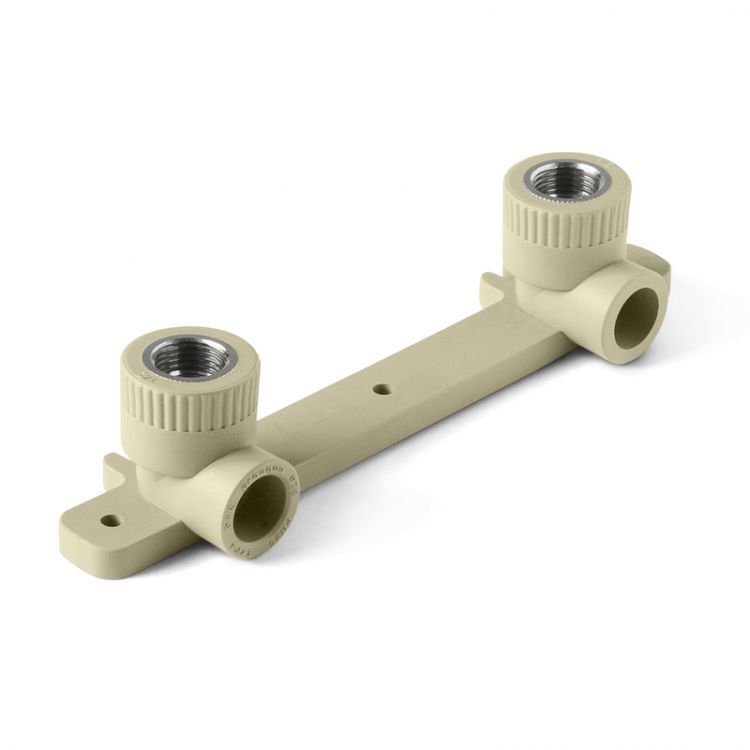 Комплект настенный для смесителя 20х1/2" в.р. (20/5) (Valfex) СЕРЫЙ