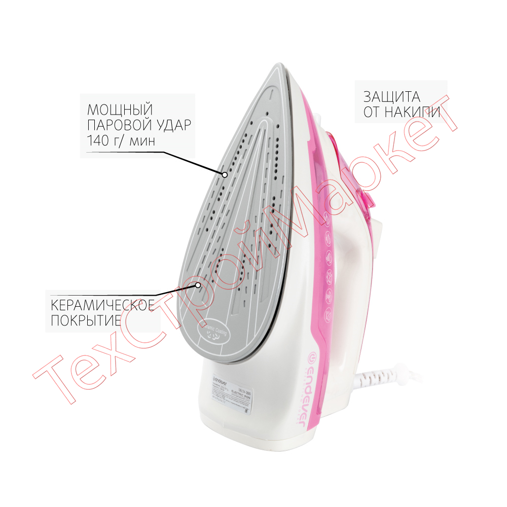 Электрический утюг ENDEVER DELTA-205