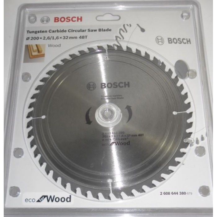 Диск пильный Bosch твердосплавный ECO 200х32х 48 (380)