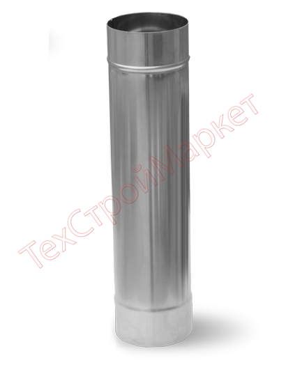 Труба  d-115  L-1м  (Нерж ст.409/1,0мм) Дымоходофф