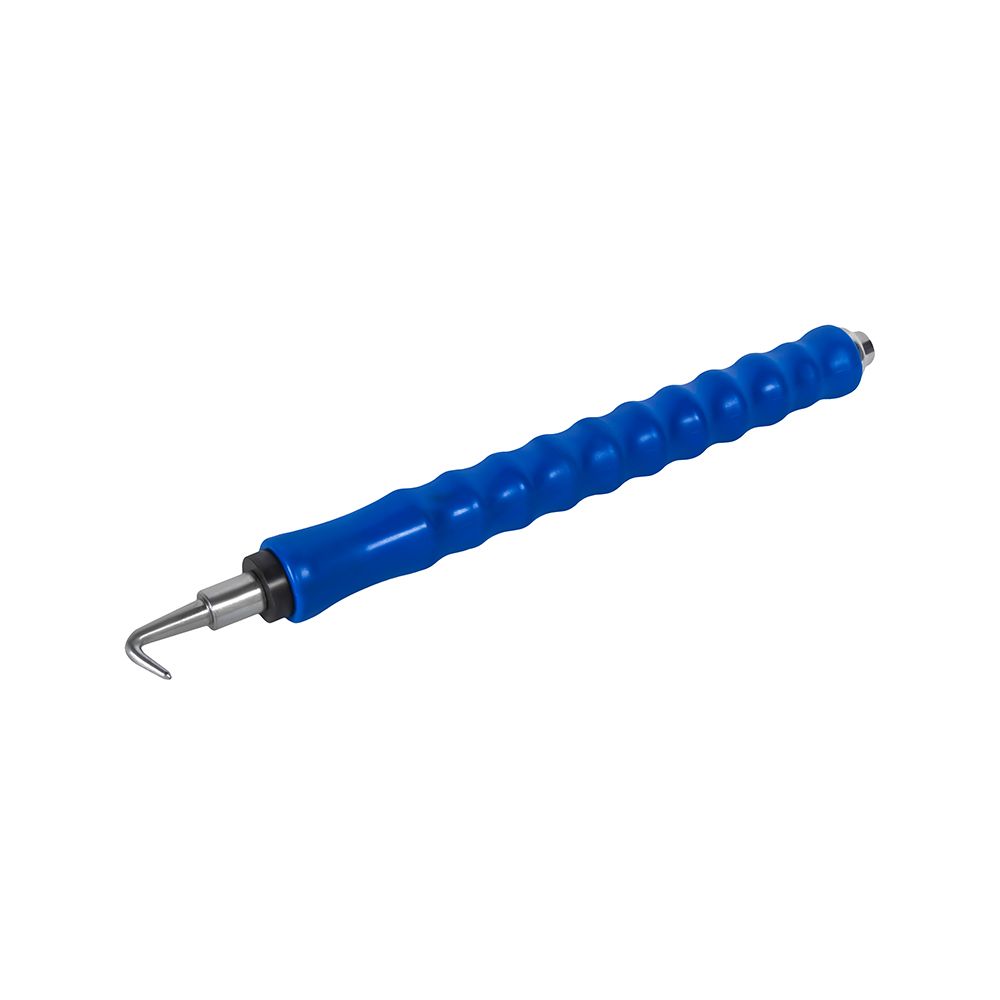 Крючок для вязки арматуры АВТОМАТИЧЕСКИЙ, 300 мм, из нержавеющей стали, обрезиненная рукоятка, блистер КОБАЛЬТ