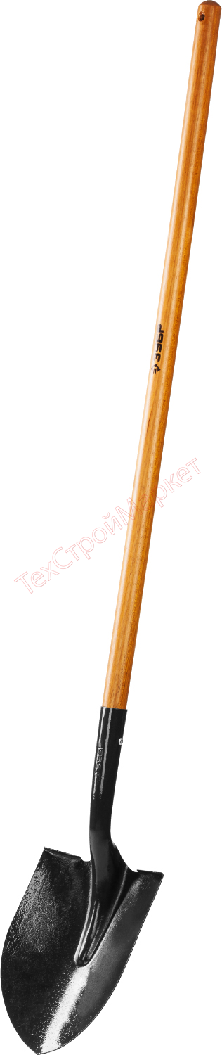 Лопата "Профи-10" штыковая для земляных работ, деревянный черенок, ЗУБР Профессионал