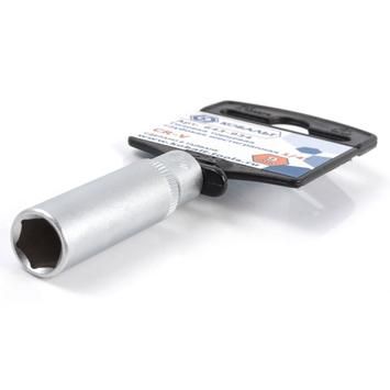 Головка торцевая глубокая 1/4", 9 мм, Cr-V КОБАЛЬТ