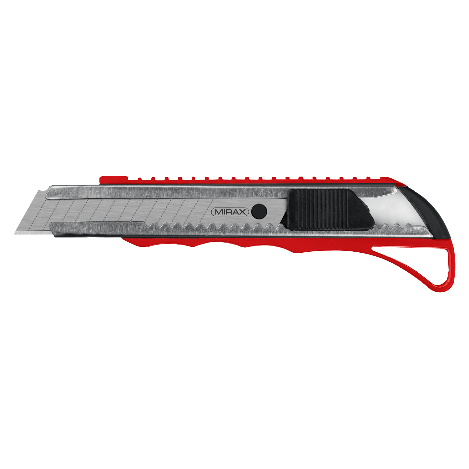 Нож с автостопом, сегмент. лезвия 18 мм, MIRAX
