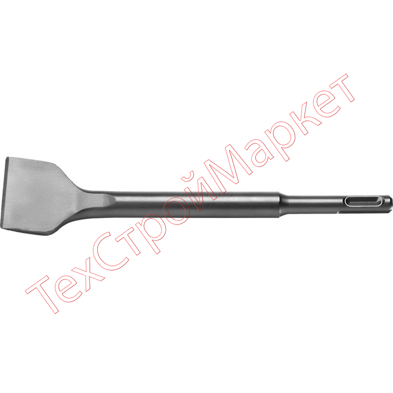 Зубило плоское изогнутое для перфораторов, 40x200мм СИБИН SDS-Plus 