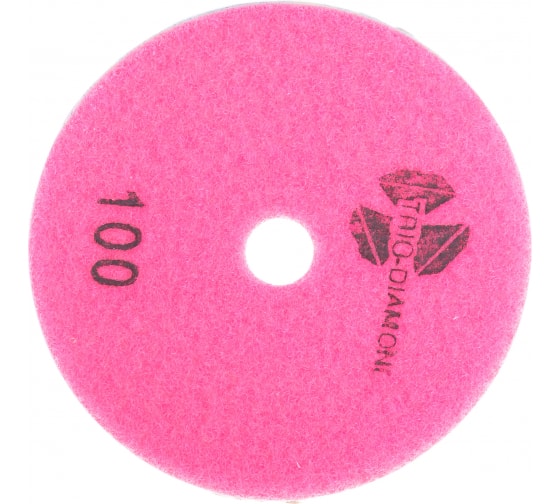 Круг шлифовальный  алмазный гибкий 100мм №100  (Черепашка) для мокрого шлифования ЗУБР