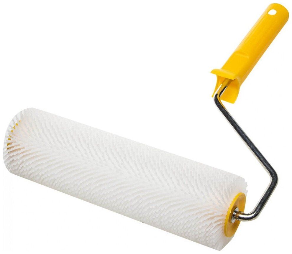 Валик игольчатый пластмассовый, для наливных полов,бюгель 8мм, 75х250мм STAYER