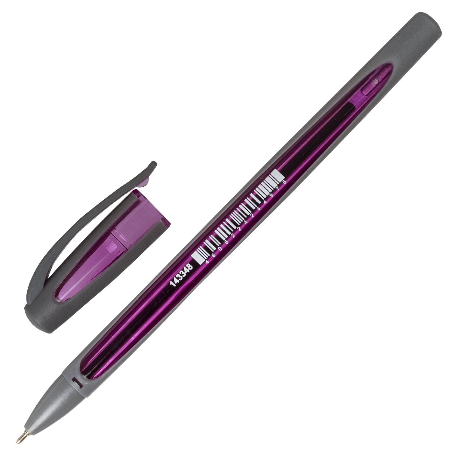 Ручка шариковая масляная BRAUBERG "BOMB GT Metallic", СИНЯЯ, прорезиненный корпус ассорти, узел 0,7 мм, линия письма 0,35 мм, 143348