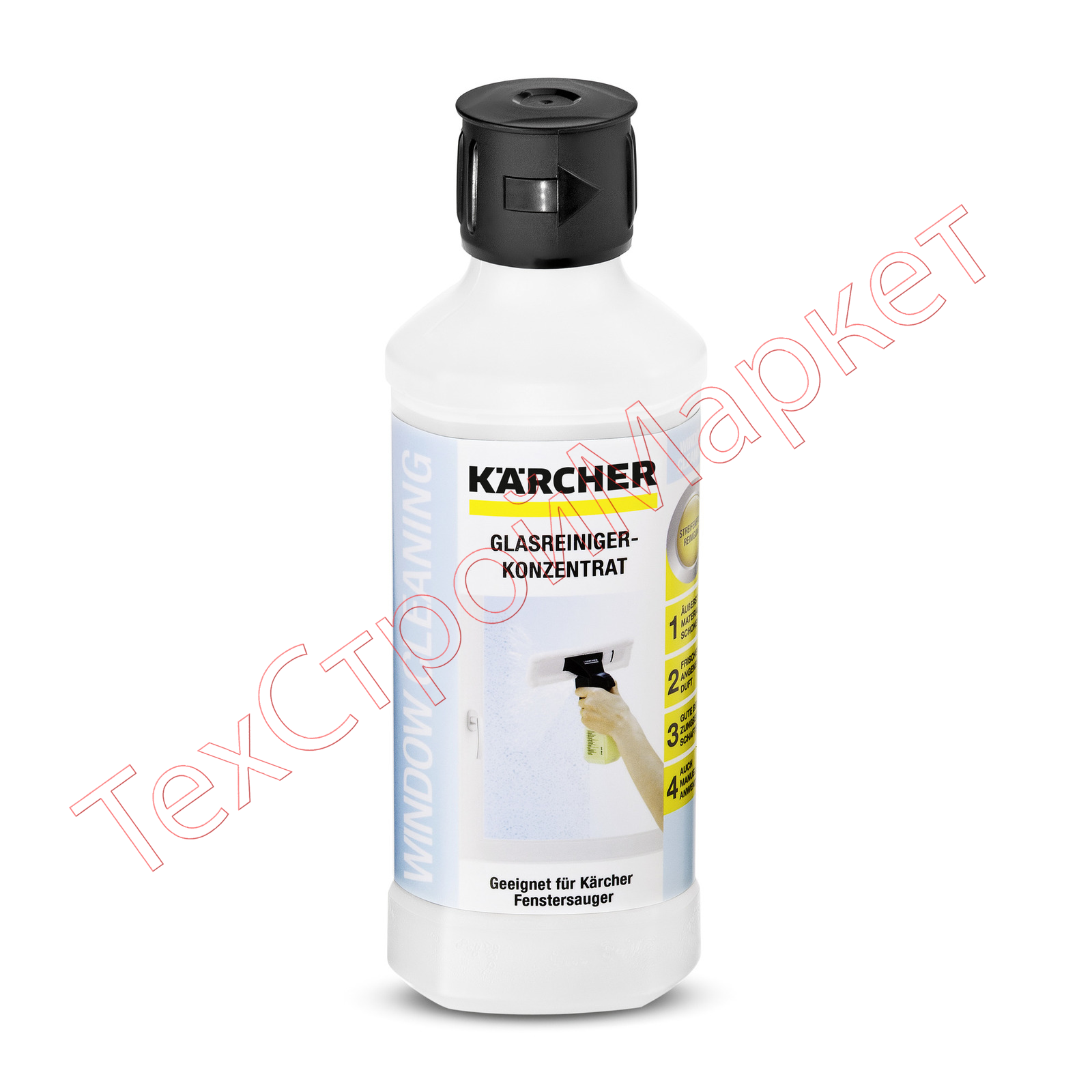 Концентрат для мойки стекол Karcher RM 500 (500мл) 6.295-796.0