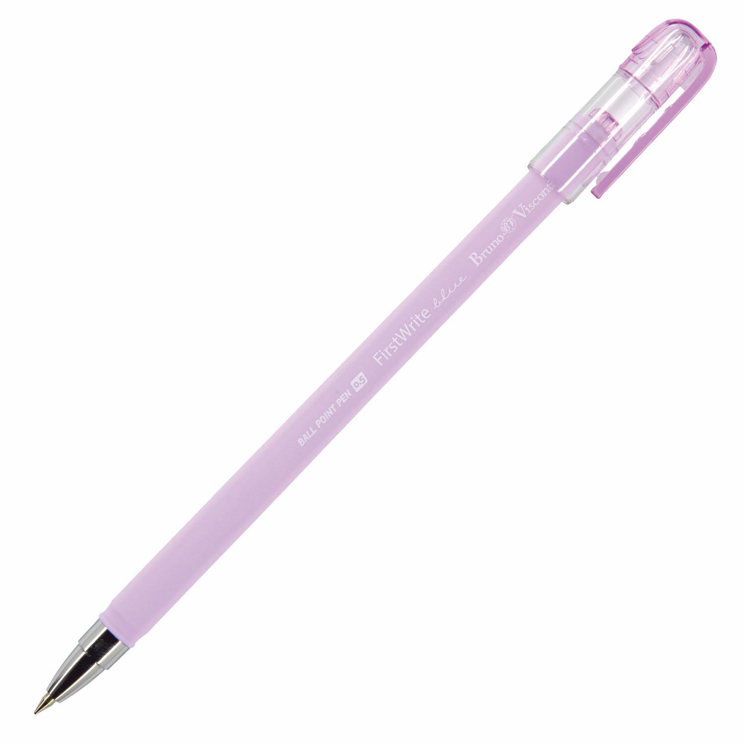 Ручка шариковая BRUNO VISCONTI FirstWrite, СИНЯЯ, Zefir, ассорти, узел 0,5 мм, линия письма 0,3 мм, 20-0239