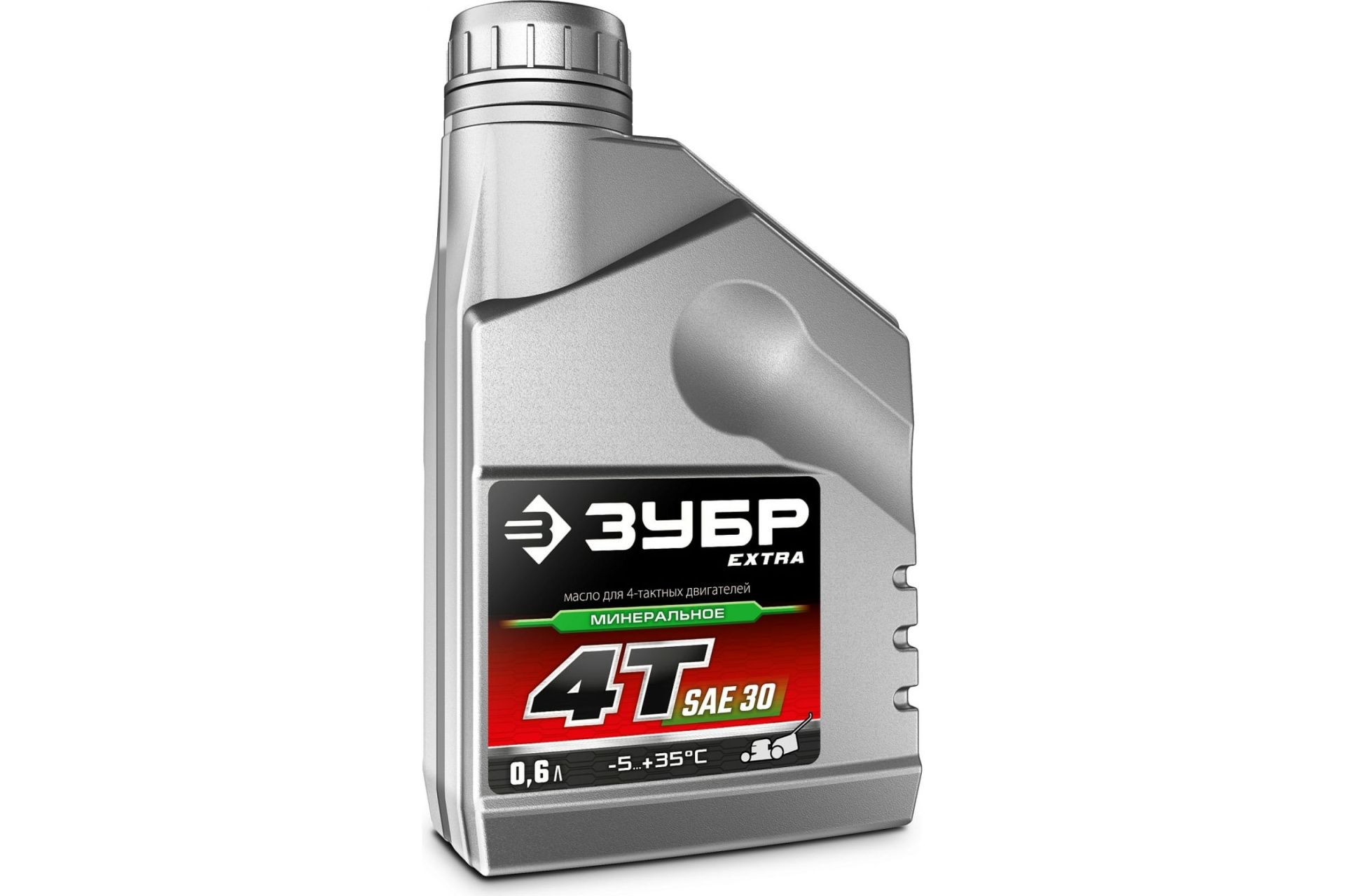 Масло минеральное 4Т-30 для 4-тактных двигателей, 0.6 л ЗУБР EXTRA
