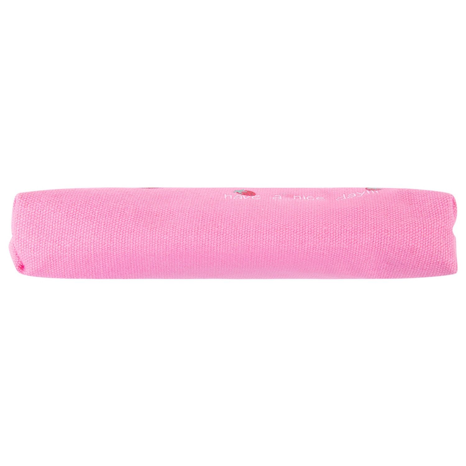 Пенал-косметичка BRAUBERG, канвас с аппликацией, "Cool Strawberry", 19х4х8 см, 228998