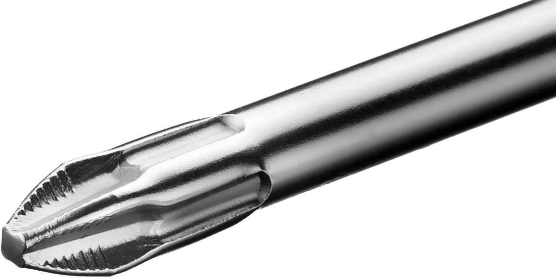 Отвертка, Cr-Mo-V сталь, двухкомпонентная противоскользящая рукоятка, PH, №2x38мм KRAFTOOL