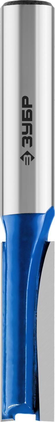 Фреза пазовая прямая, D= 10мм, рабочая длина-25мм, хв.-8 мм, ЗУБР Профессионал