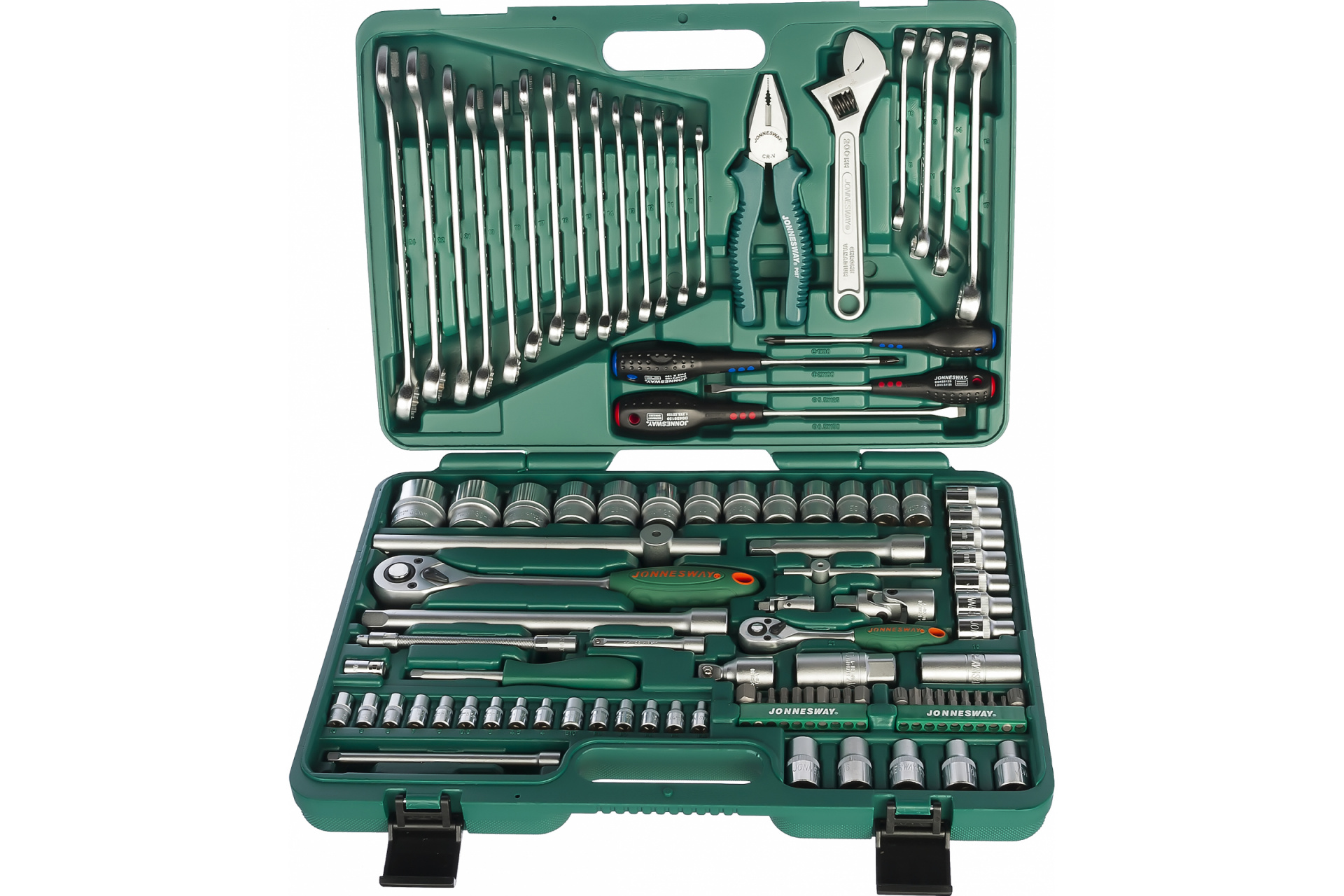 Набор инструмента универсальный 1/4", 1/2"DR, 101 предмет Jonnesway