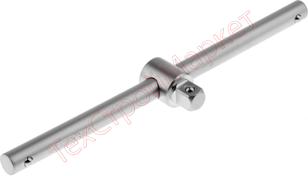 Вороток ЗУБР "МАСТЕР" T-образный для торцовых головок (1/4"), Cr-V, хроматированное покрытие, 115мм 