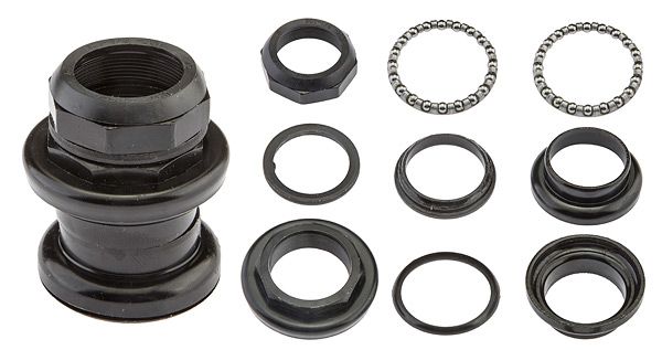 Детали рулевой колонки H841SW NECO 1-1/8" резьбовая, стальная чёрная