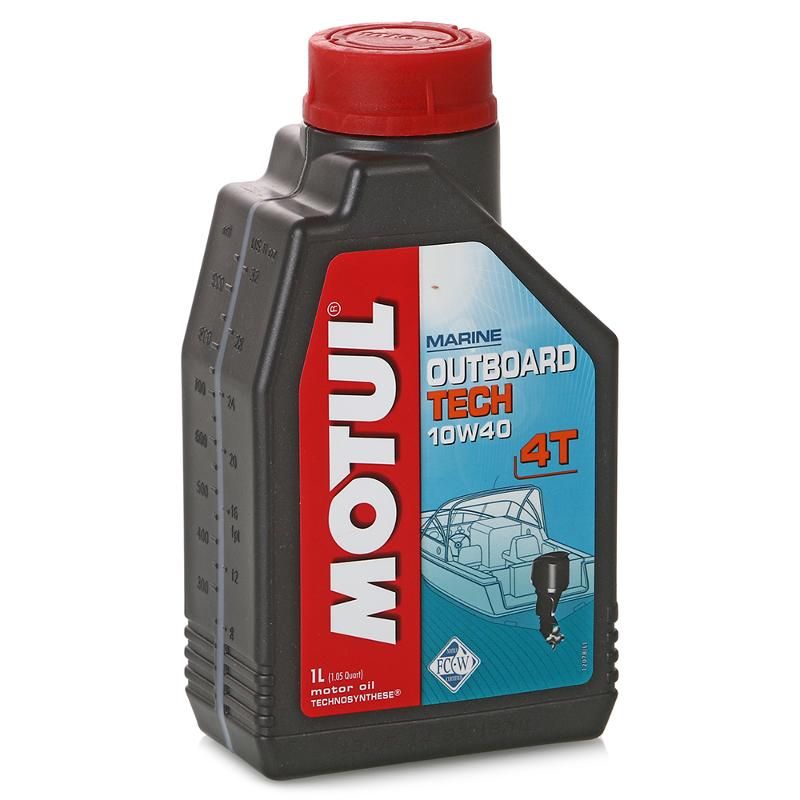 Масло MOTUL OUTBOARD TECH 4T 10w40  (1 л)
