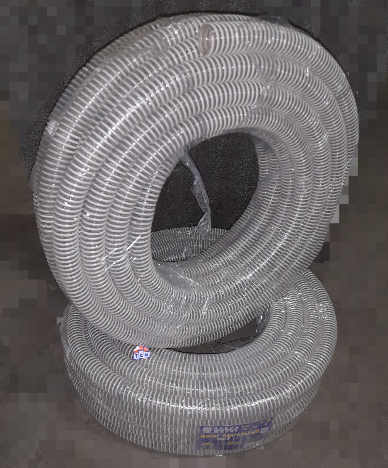 Шланг напорно-всасывающий ТИП-3 ПВХ (32мм) спиральный  10  метров.